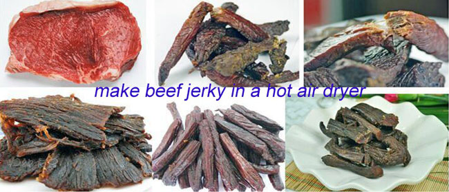 make beef jerky in a hot air dryer